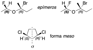 isomeria en las moleculas organicas epimeros forma meso