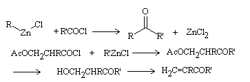 Blaise ketone synthesis