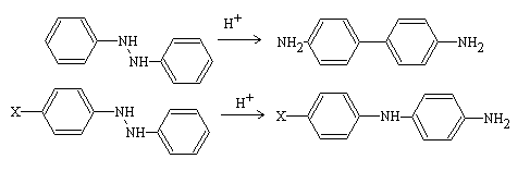 Benzidine and semidine rearrangements