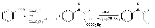 Martinet dioxindole synthesis