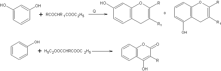 Mentzer pyrone synthesis