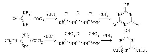 Pinner triazine synthesis