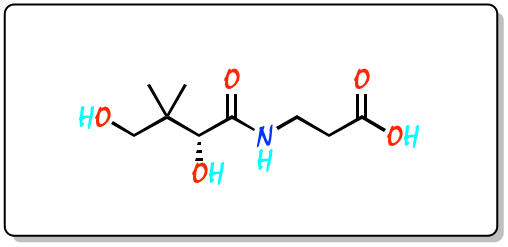 pantothenic acid vitamin B5 vitamin W GHOKWGTUZJEAQD-ZETCQYMHSA-N