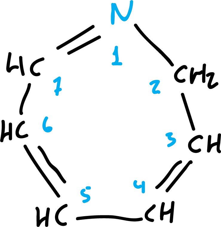 nomenclatura Hantzsch-Widman 2H-azepina