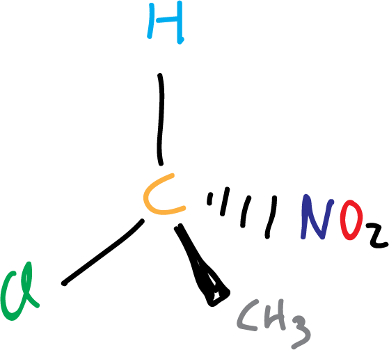 1-cloro-1-nitroetano quiral