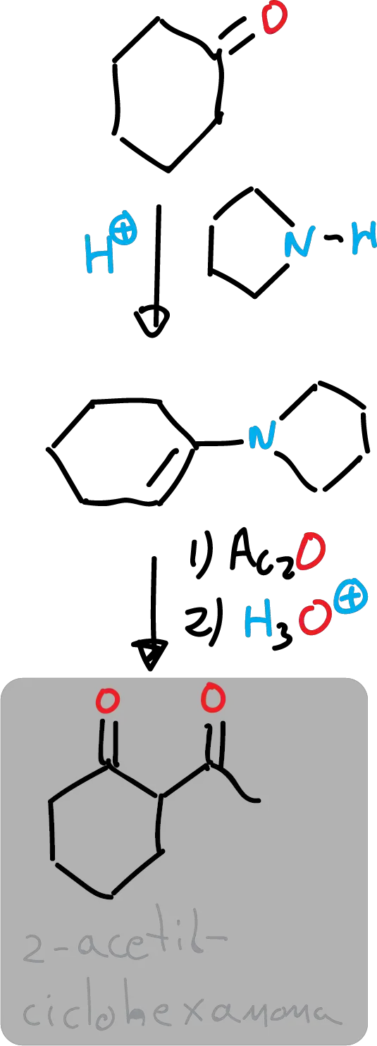 sintesis 2-acetilciclohexanona OEKATORRSPXJHE-UHFFFAOYSA-N