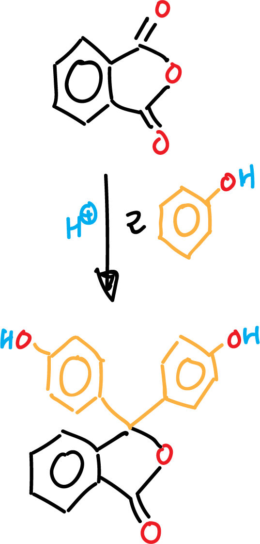 sintesis fenolftaleina KJFMBFZCATUALV-UHFFFAOYSA-N anhidrido ftalico fenol