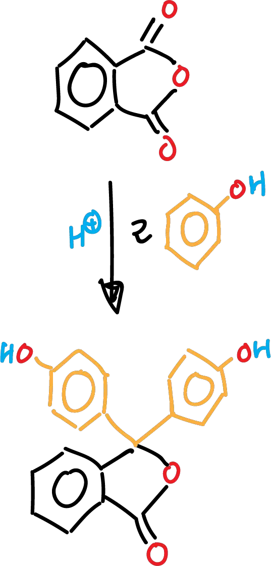 sintesis fenolftaleina KJFMBFZCATUALV-UHFFFAOYSA-N anhidrido ftalico fenol