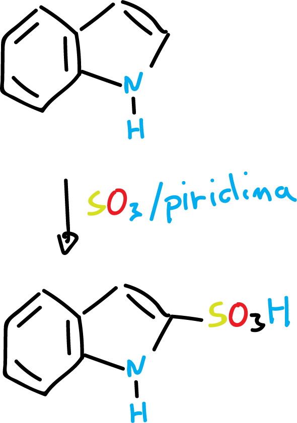 reaccion sulfonacion indol SIKJAQJRHWYJAI-UHFFFAOYSA-N