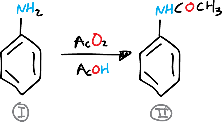 aniline acetanilide protection