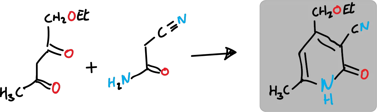 sintesis de Guareschi-Thorpe de 2-piridonas